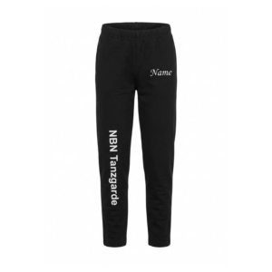 Kinder Leggins schwarz lang - mit Aufschrift NBN Tanzgarde