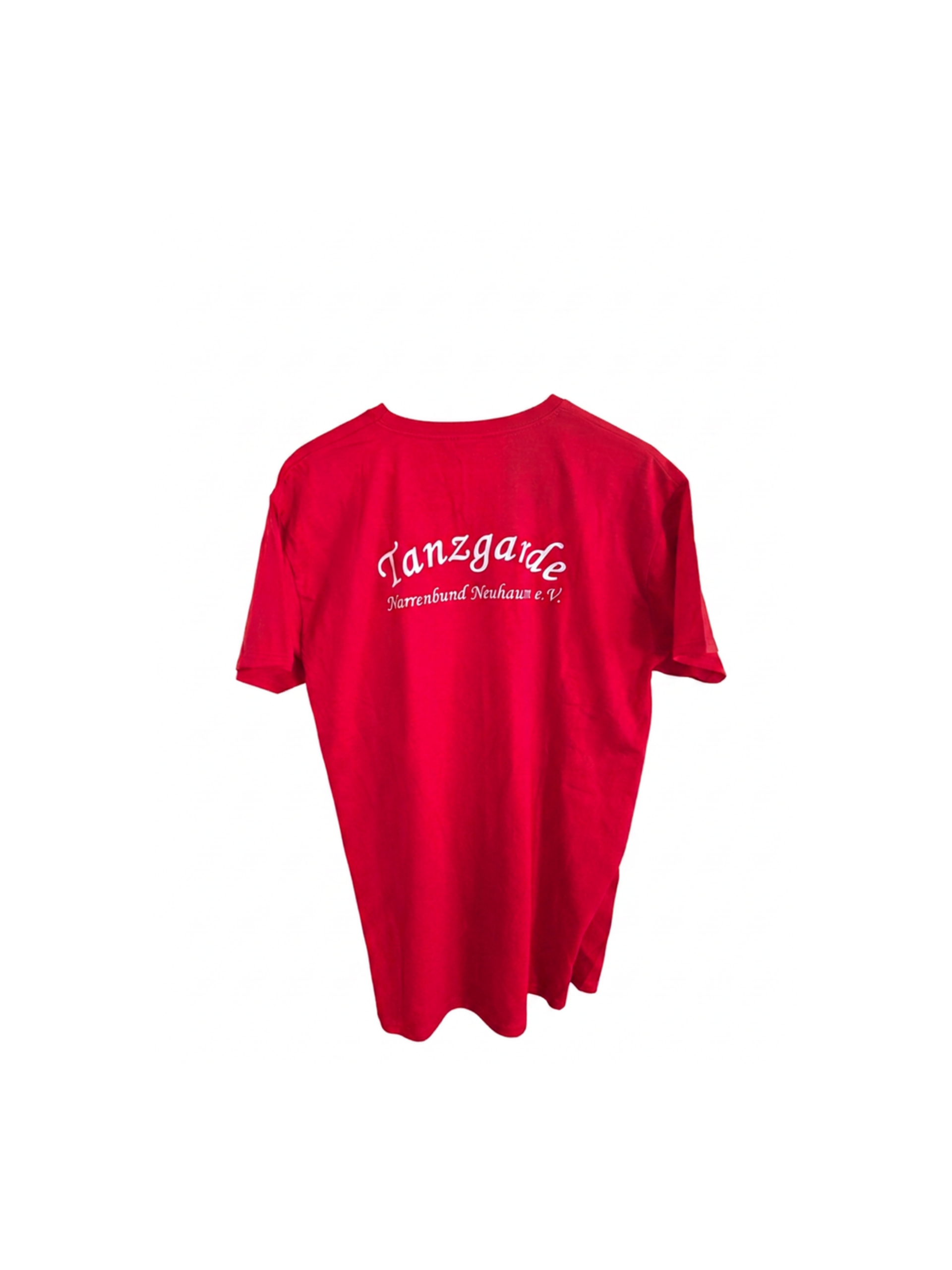 Jugendl. / Erw. T-Shirt rot - mit Aufschrift Tanzgarde Narrenbund Neuhausen e.V.
